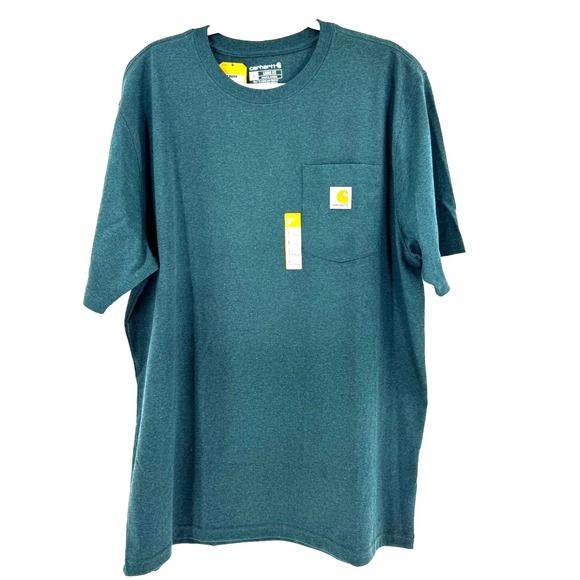 Carhartt Other - NEW Carhartt K87 Loose-Fit Heavyweight Pocket T-Shirt Men's Large Forrest Green